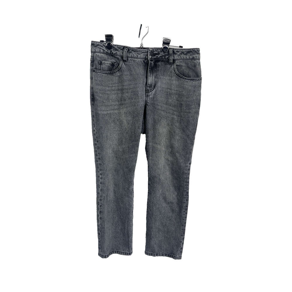 Cabi Relaxed Fit Jeans Womens Size 6 Black 100% BF Boyfriend Stonewashed‎